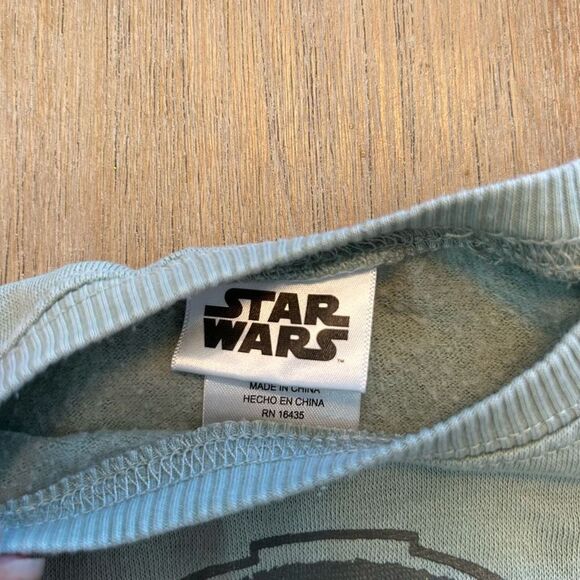 STAR WARS THE MANDALORIAN Toddler The Child Baby - Yoda Sweatshirt in Green 3T - Picture 3 of 5